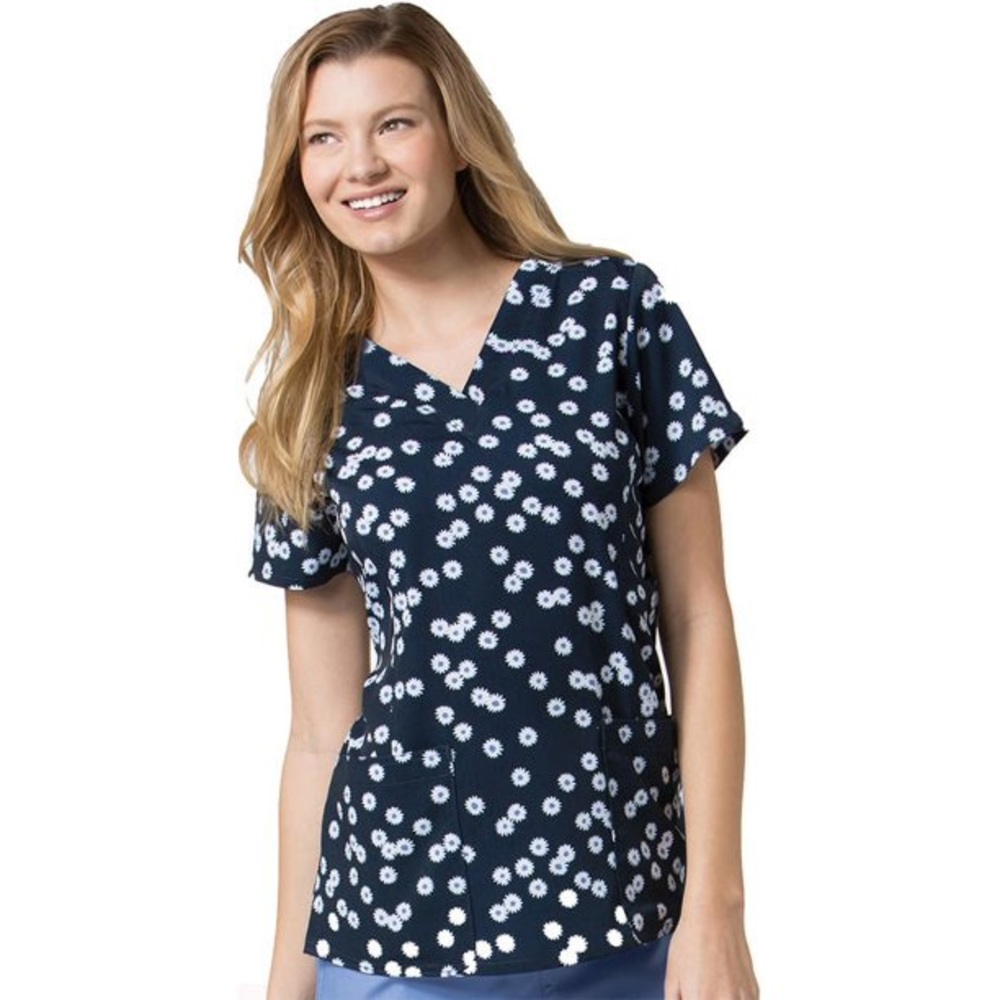🏥Scrub Top 🏥 Prints by Maevn Uniforms Daisy Size Small
